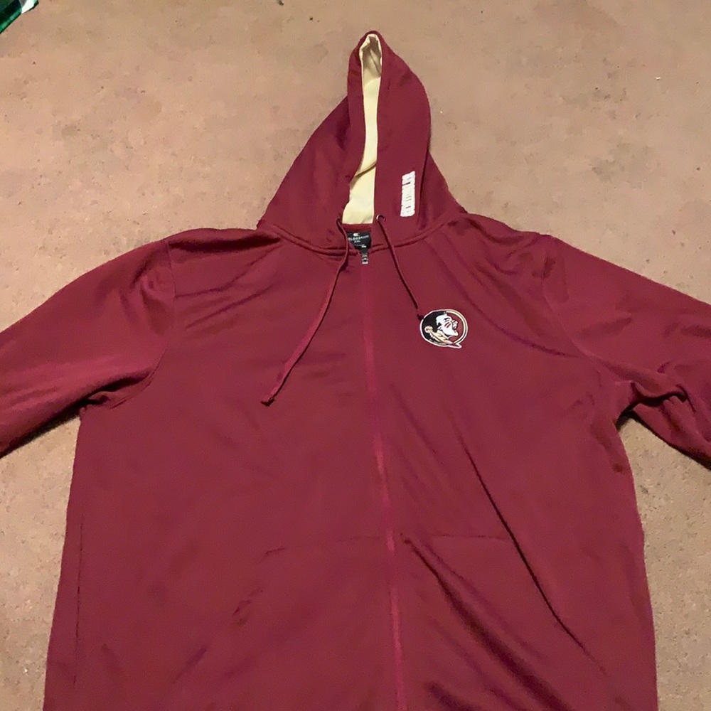 Colosseum Garnet and Gold Florida State sweatshirt